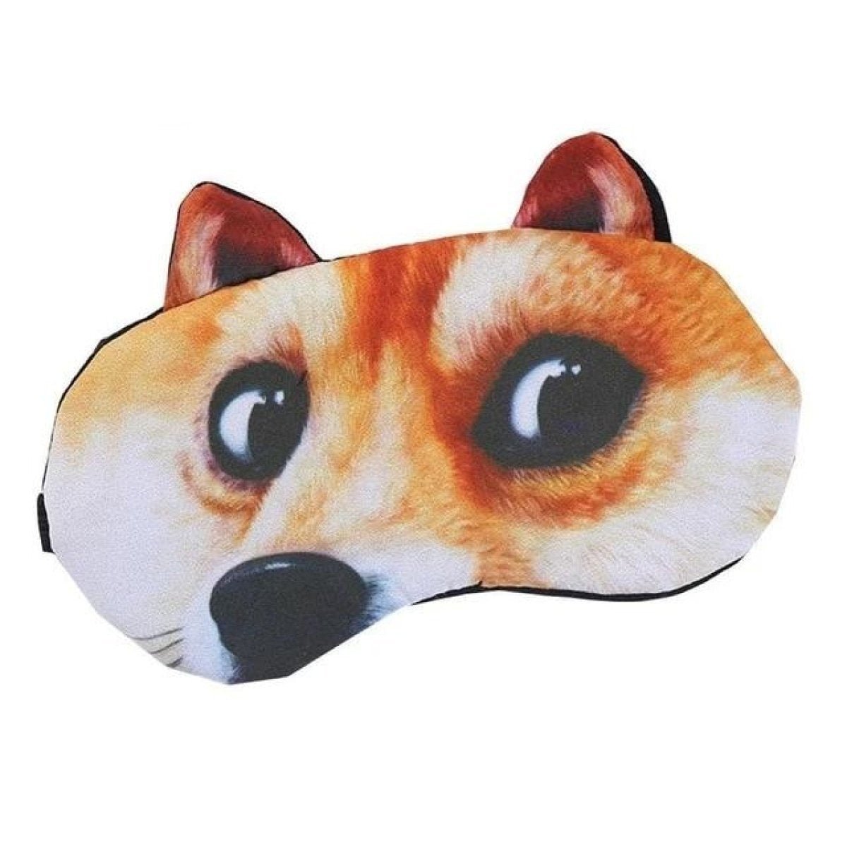 Sleep Mask Eye Mask Cover Shade Cat Sleeping Womens Mens Soft Portable Travel - Fox - Asia Sell