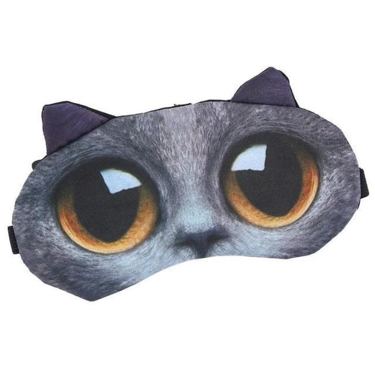 Sleep Mask Eye Mask Cover Shade Cat Sleeping Womens Mens Soft Portable Travel - Owl 1 - Asia Sell