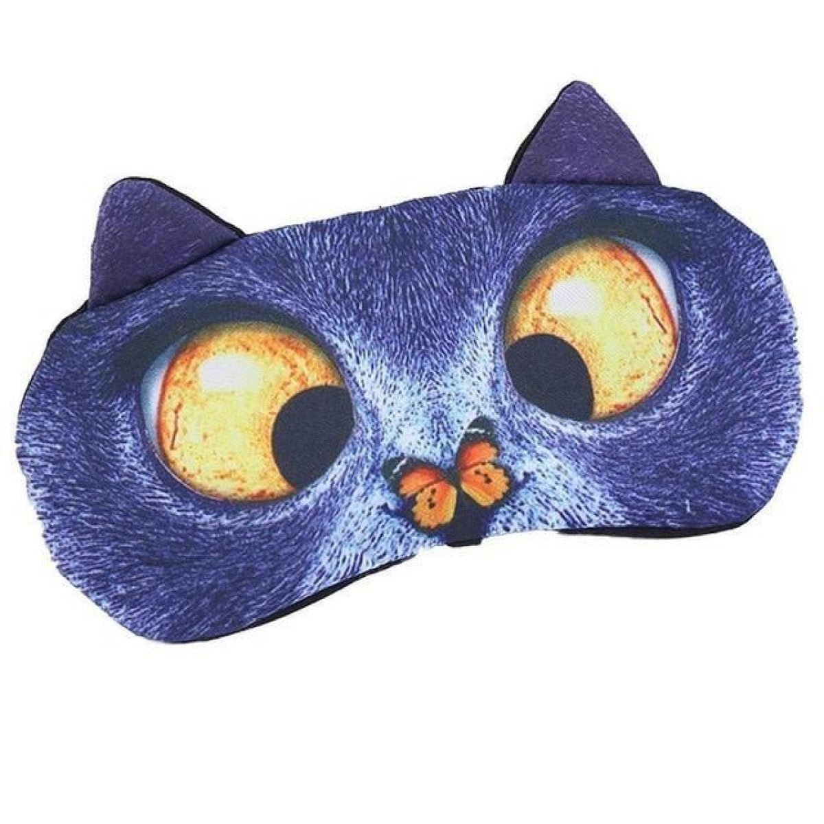 Sleep Mask Eye Mask Cover Shade Cat Sleeping Womens Mens Soft Portable Travel - Owl 2 - Asia Sell