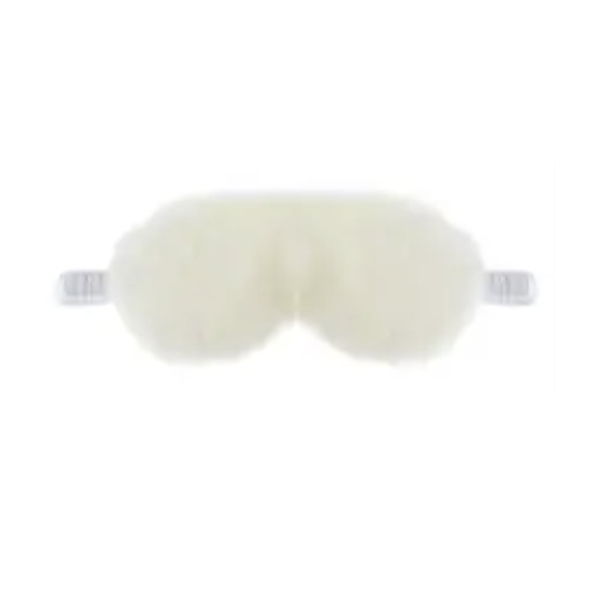 Soft Eye Mask Soft Plush Cloud Eyelashes Sleeping Mask Eye Shade - Beige - Asia Sell