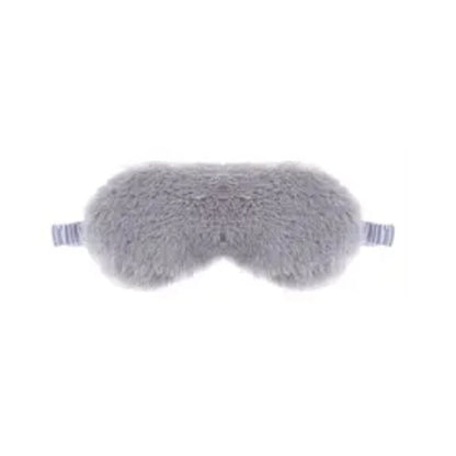 Soft Eye Mask Soft Plush Cloud Eyelashes Sleeping Mask Eye Shade - Grey - Asia Sell