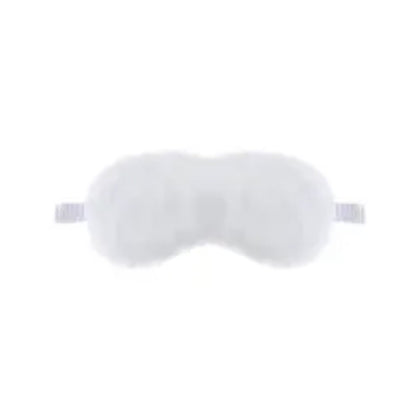 Soft Eye Mask Soft Plush Cloud Eyelashes Sleeping Mask Eye Shade - White - Asia Sell