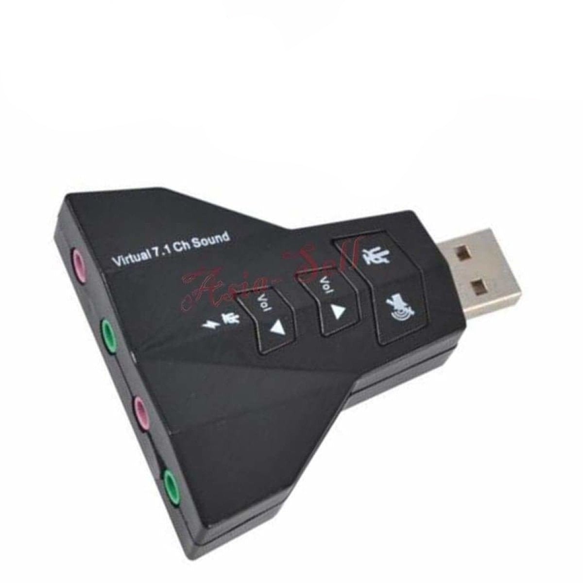 Sound Card 7.1 Ch External Computer USB 2.0 Audio Adaptor Microphone Driver - - Asia Sell