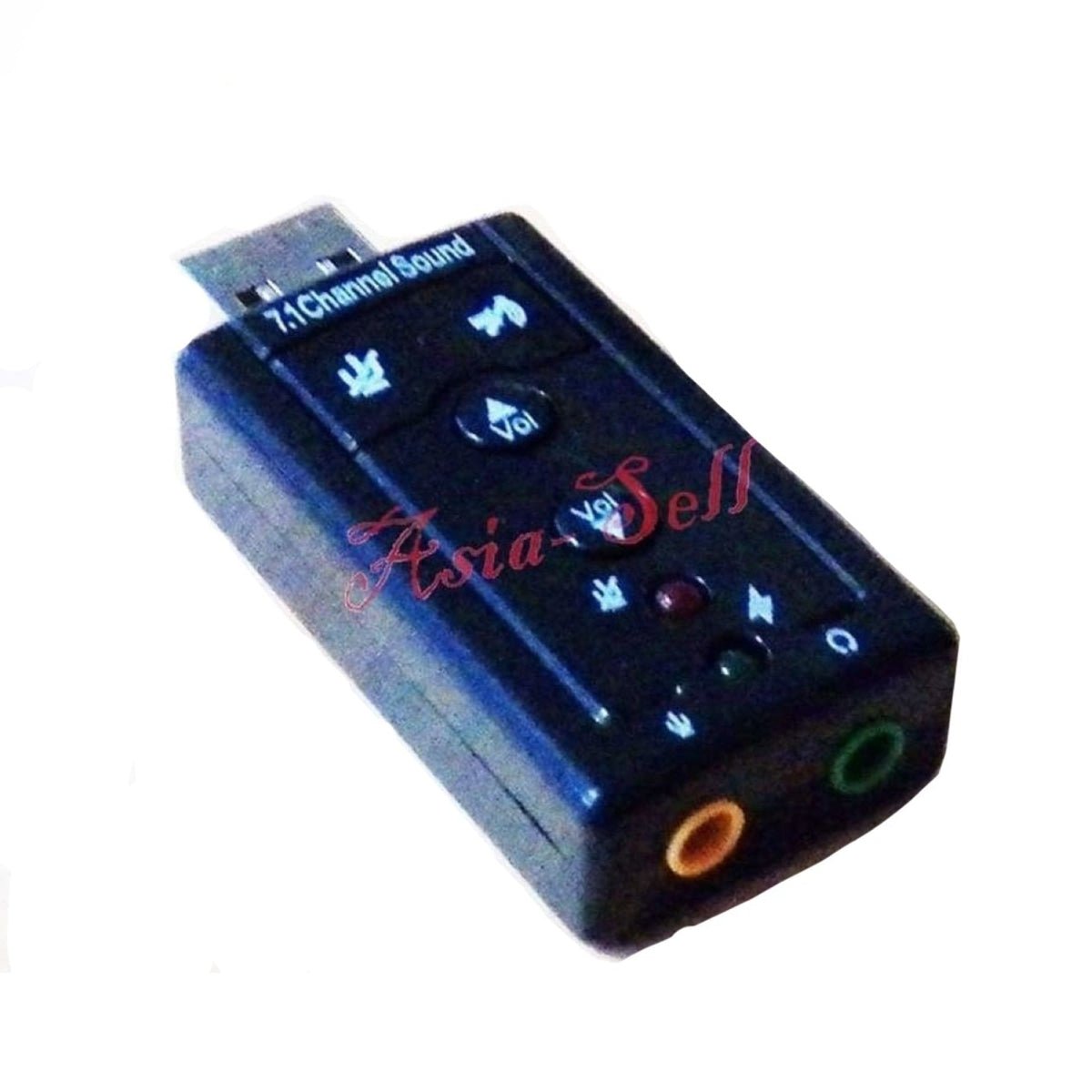 Sound Card 7.1 External Computer USB 2.0 Audio Adaptor Speaker Microphone Driver - - Asia Sell