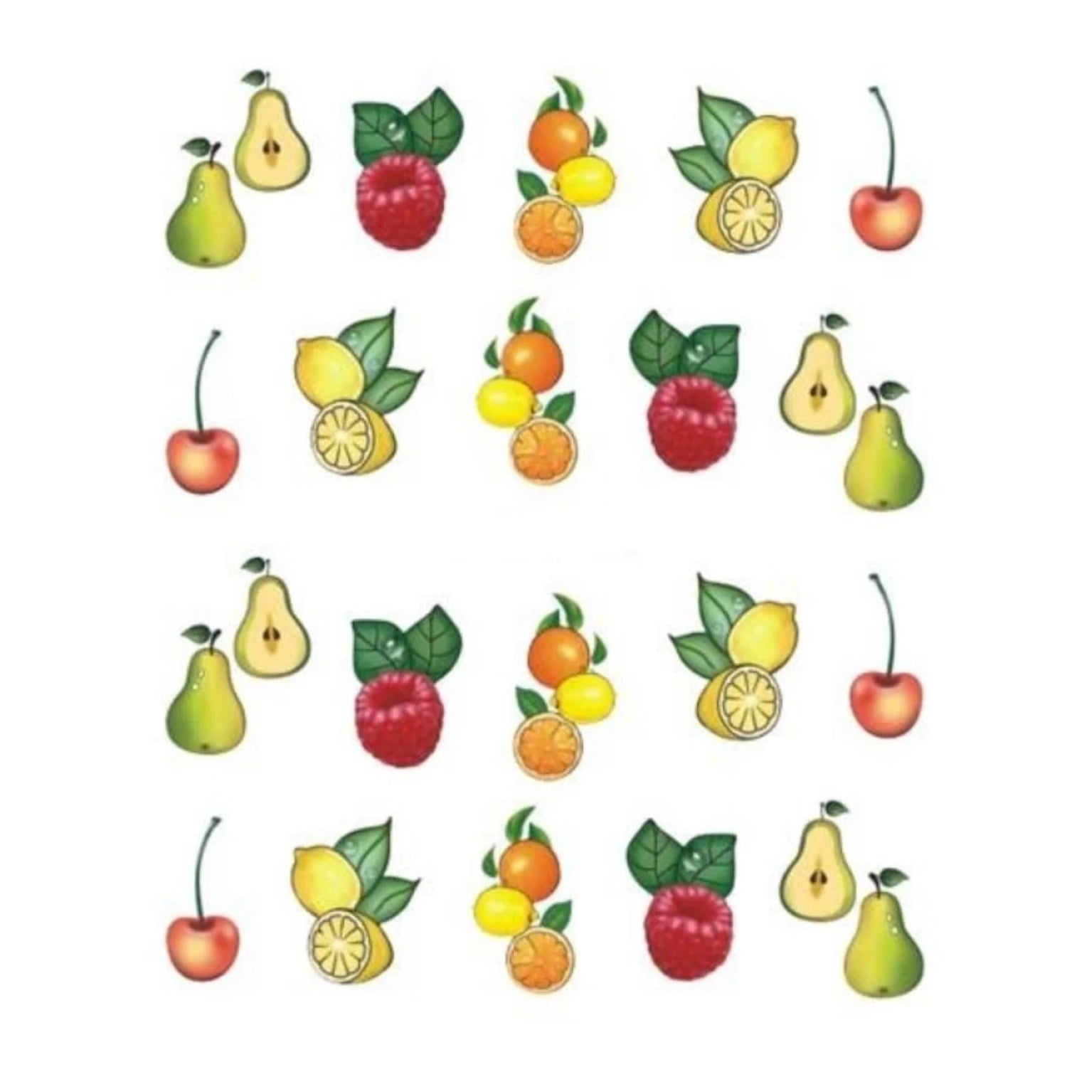 Strawberry Summer Cake & Fruit Stickers For Nails Nail Art Manicure - STZ-495 - Asia Sell