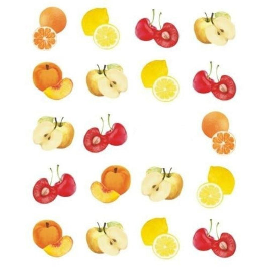 Strawberry Summer Cake & Fruit Stickers For Nails Nail Manicure Art - STZ-490 - - Asia Sell