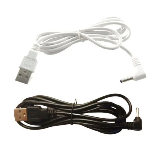 Type A Male USB Turn to DC Power Male Plug Jack Adapter 90 Degree Male 3.5mm x 1.35mm Power Converter Cable Cord - White - Asia Sell