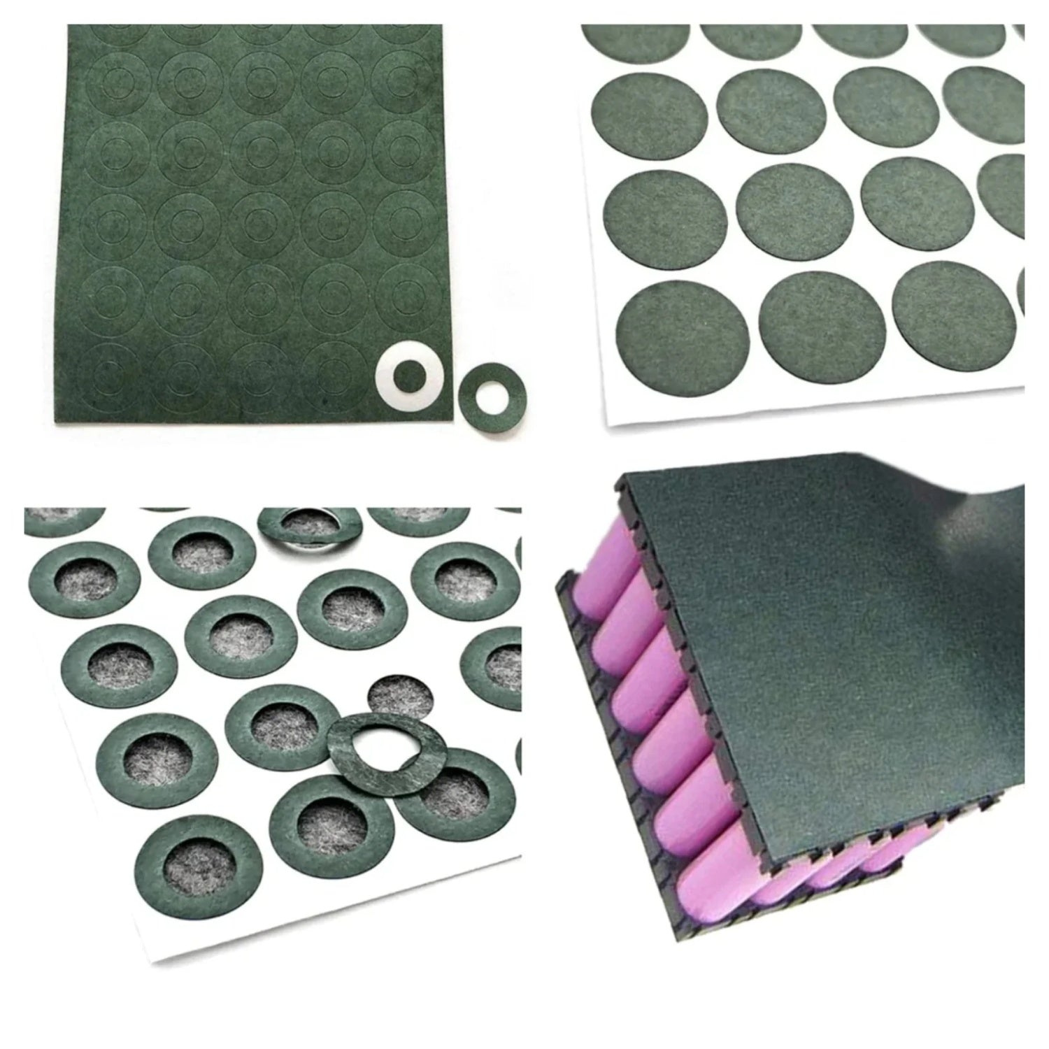 20Pcs/22Pcs/0.2M 18650 1S Li-Ion Battery Insulation Gasket Pack Cell Pad Other - Electronics