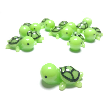 7pcs/10pcs Miniature Mini Garden Turtle Duck Animal Figurines Craft Set A