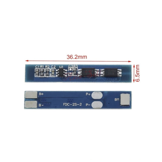 1Pcs 2S 3A 7.4V 8.4V Li-Ion Bms Pcm Battery Protection Board For 18650 Lithium Ion Charging Boards