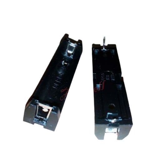 2Pcs 1.5V 1Xaa 14500 Battery Holder With Tabs Pins Smd Smt Aa No Wires Leads Holders