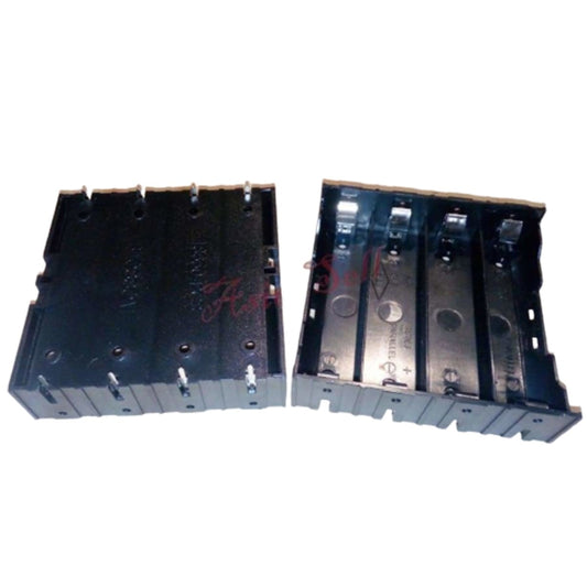 2Pcs 4 X 18650 Battery Holder Box Case 3.7V Pcb Tabs Pins Connectors 4X18650 Holders
