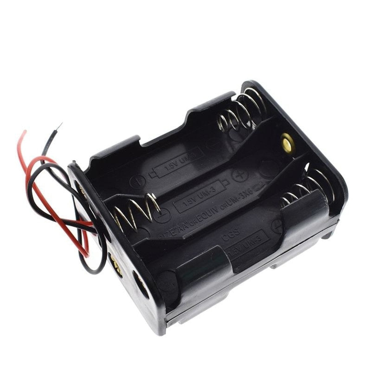 2pcs 6xAA Double Sided Battery Holder AA 6x1.5V 9V Wires Cables Plastic 6 x AA | Asia Sell