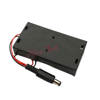 2Pcs 7.4V Battery Holder 2X18650 Plastic Box Case Dc Plug Jack Holders