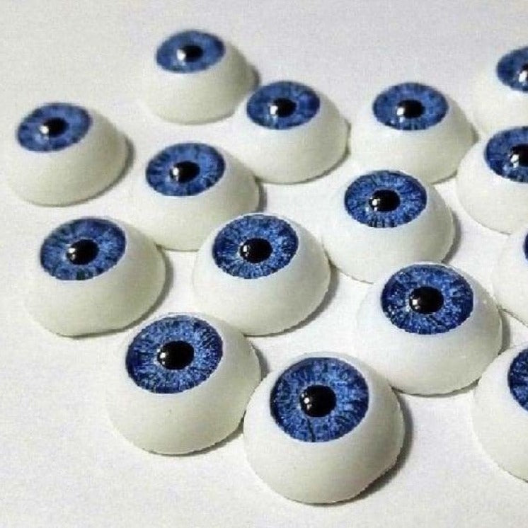 3 Pairs 16mm Doll Eyes BLUE BROWN GREY Eyeballs Round Plastic Bear Reborn Dolls | Asia Sell