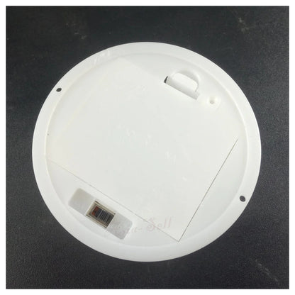 3Xaa White Round Battery Holder Panel Mount Case With Tabs Switch Lid Holders