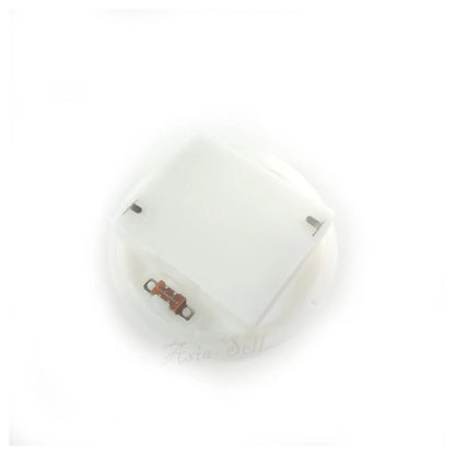 3Xaa White Round Battery Holder Panel Mount Case With Tabs Switch Lid Holders