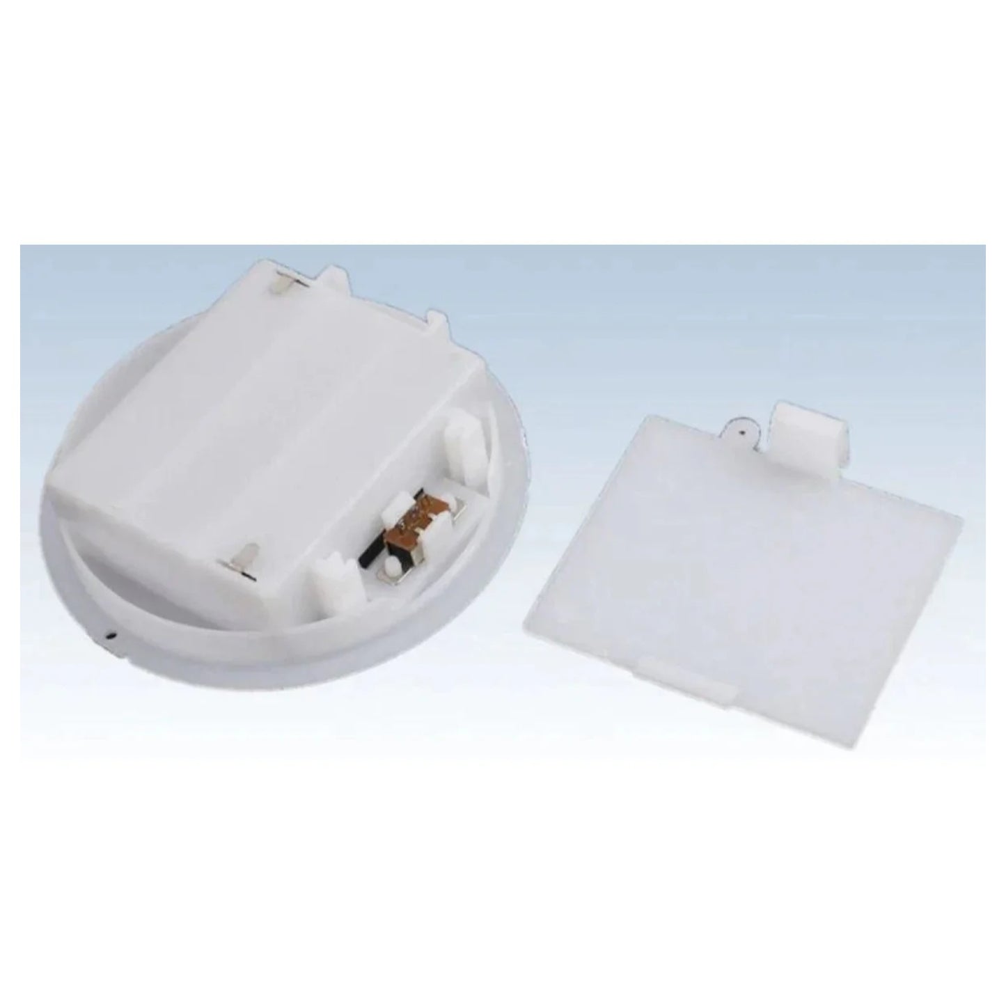 Remove Backgrounds 3Xaa White Round Battery Holder Panel Mount Case With Tabs Switch Lid Holders