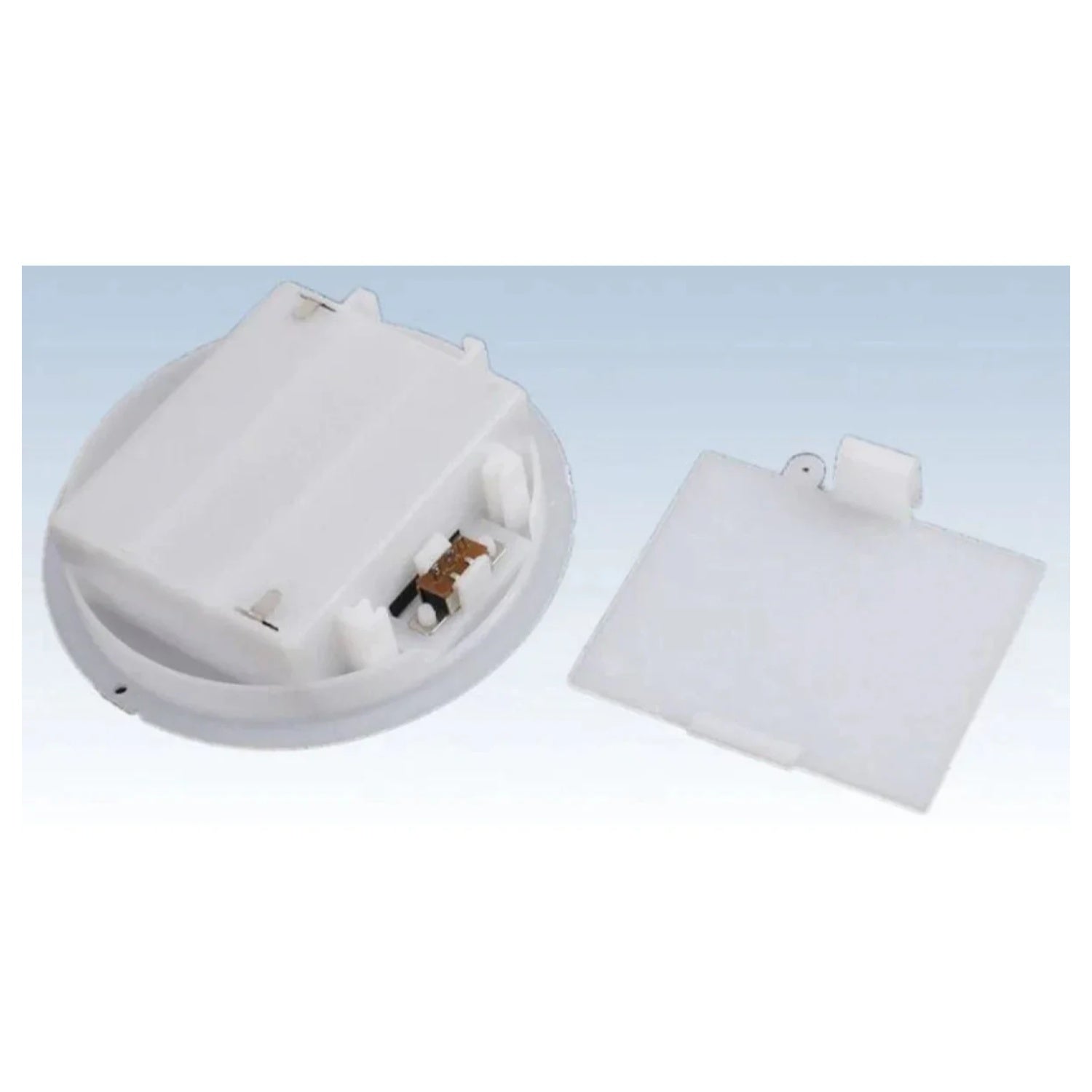 Remove Backgrounds 3Xaa White Round Battery Holder Panel Mount Case With Tabs Switch Lid Holders