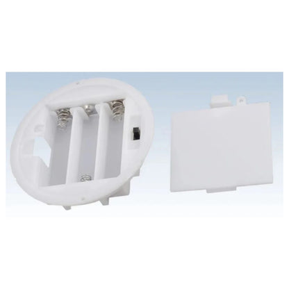 Remove Backgrounds 3Xaa White Round Battery Holder Panel Mount Case With Tabs Switch Lid Holders