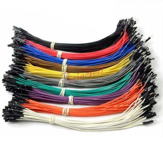 40Pcs 2.54Mm 20Cm Female Male F-M Wire Jumper Cables Wires - Breadboard