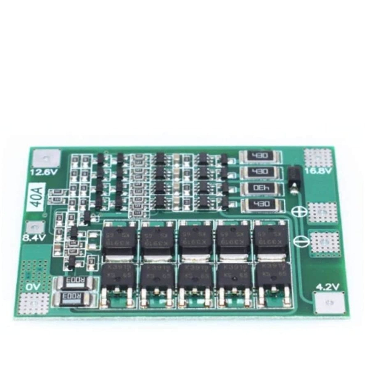 4S 40A Li-Ion Lithium Battery 18650 Charger Bms Protection 14.8V 16.8V Charging Boards