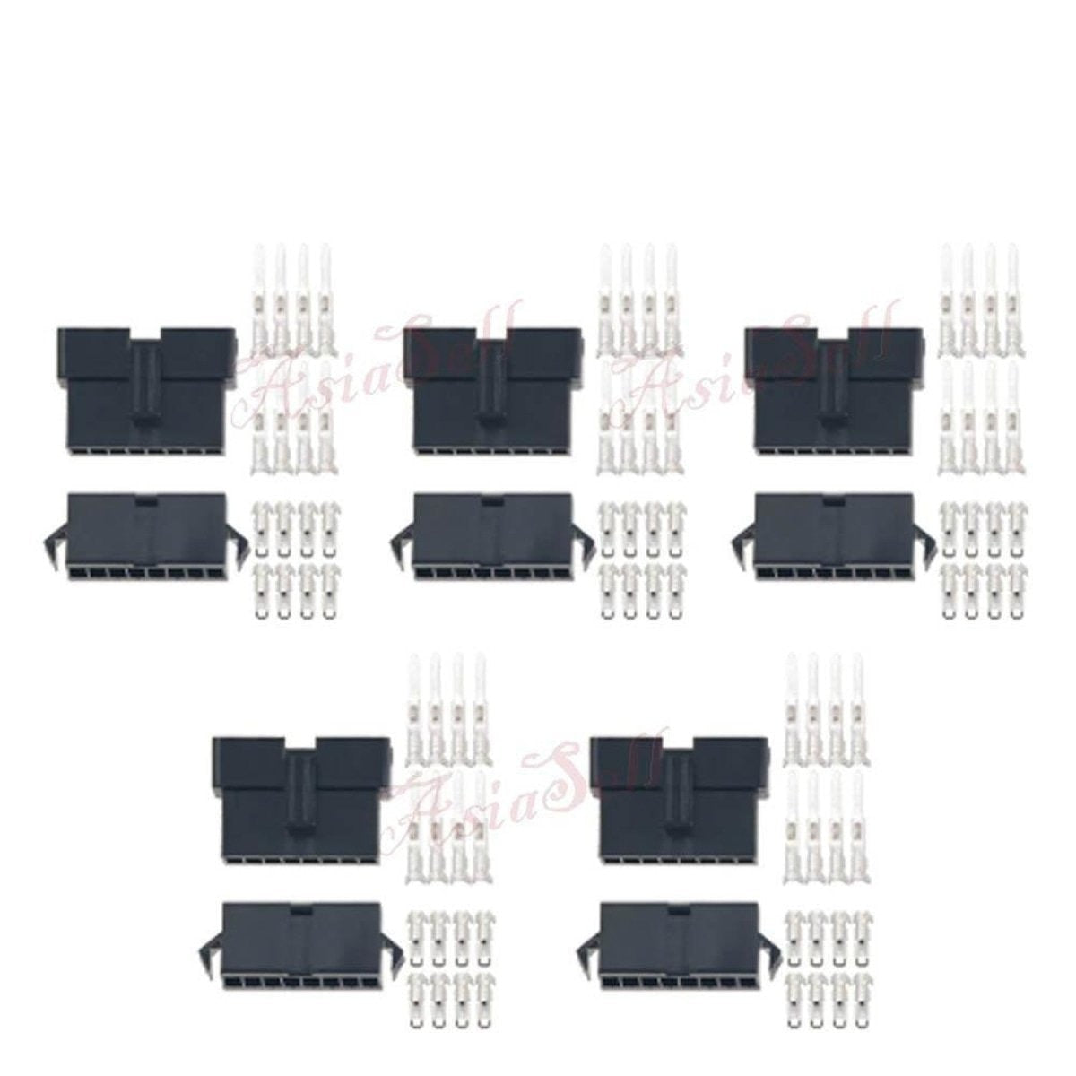 5 Pairs 2.54Mm Connector 8 Pin Cable Plug Male Female Connectors