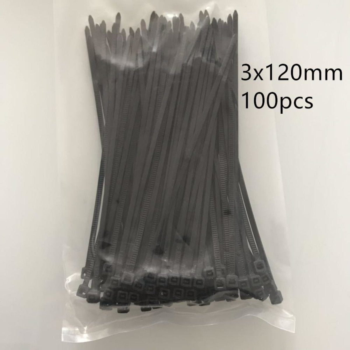 500pcs Assorted Cable Zip Ties 3x60 3x80 3x100 3x120 3x150mm Black White | Asia Sell | Image 4