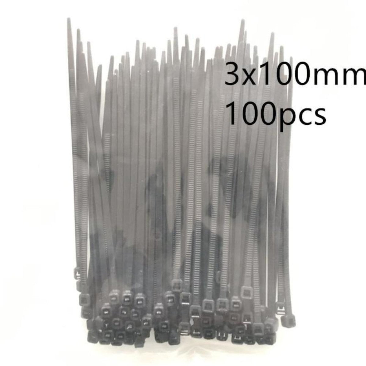 500pcs Assorted Cable Zip Ties 3x60 3x80 3x100 3x120 3x150mm Black White | Asia Sell | Image 2