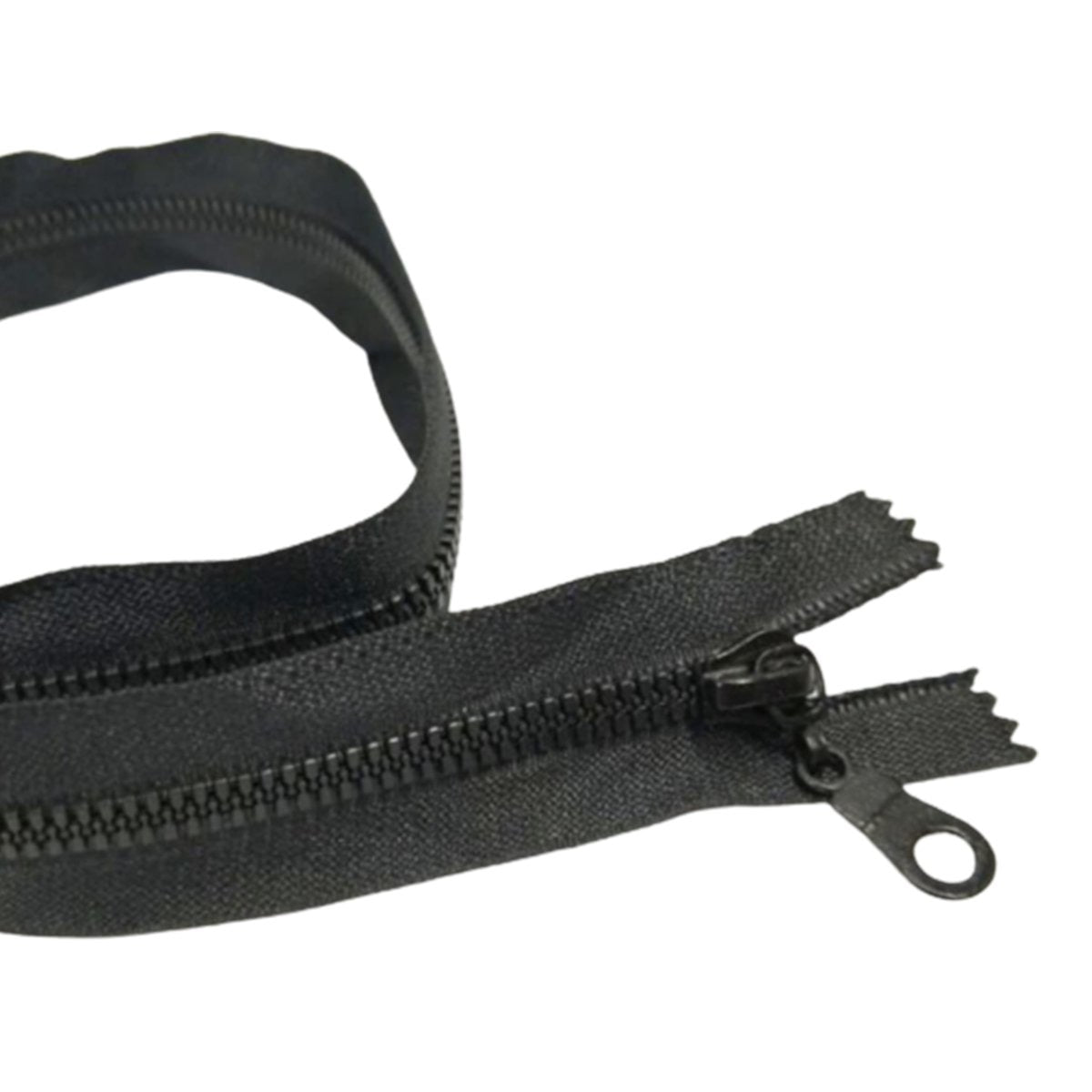 50Cm Plastic Zip Zipper Black White Open-Ended Open-End Sportwear Bags Sewing Accessories Clothing