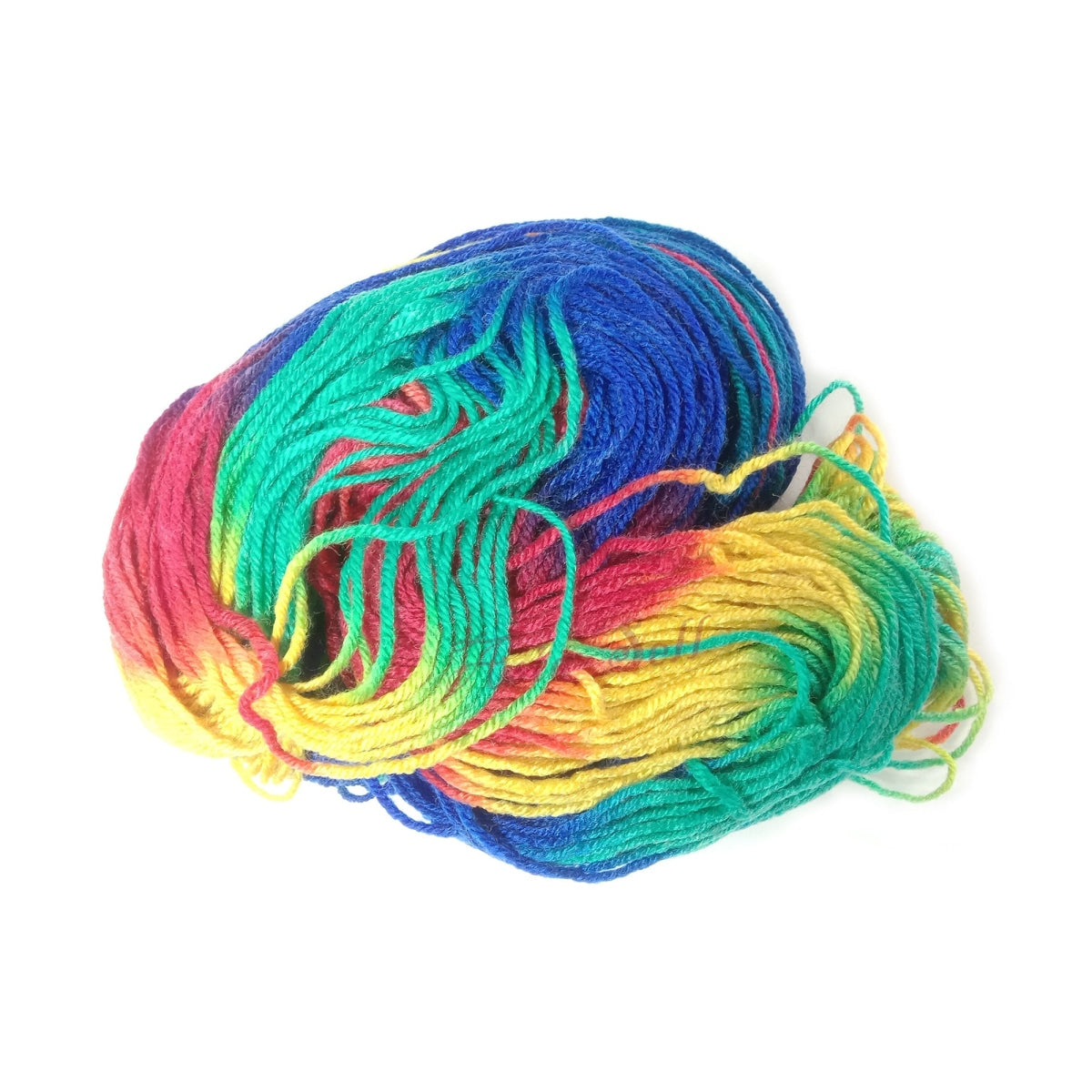 50G Ball Of Knitting Yarn Mixed Colourful Dyed Crochet Thread Multicoloured Craft 1 Clothing Buttons