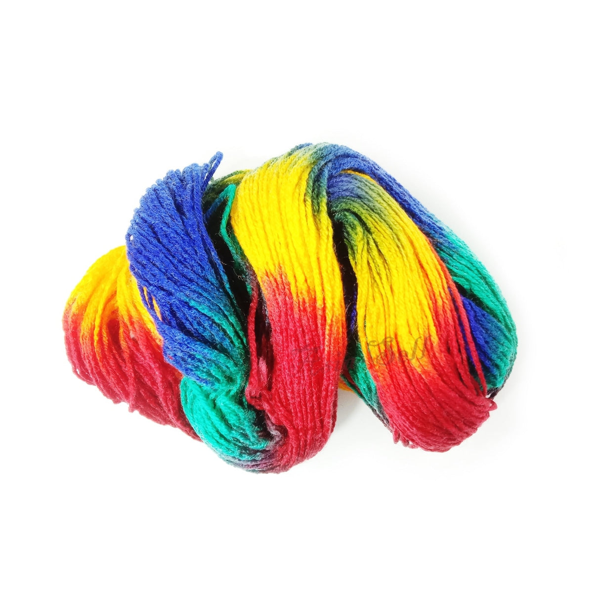 50G Ball Of Knitting Yarn Mixed Colourful Dyed Crochet Thread Multicoloured Craft 2 Clothing Buttons