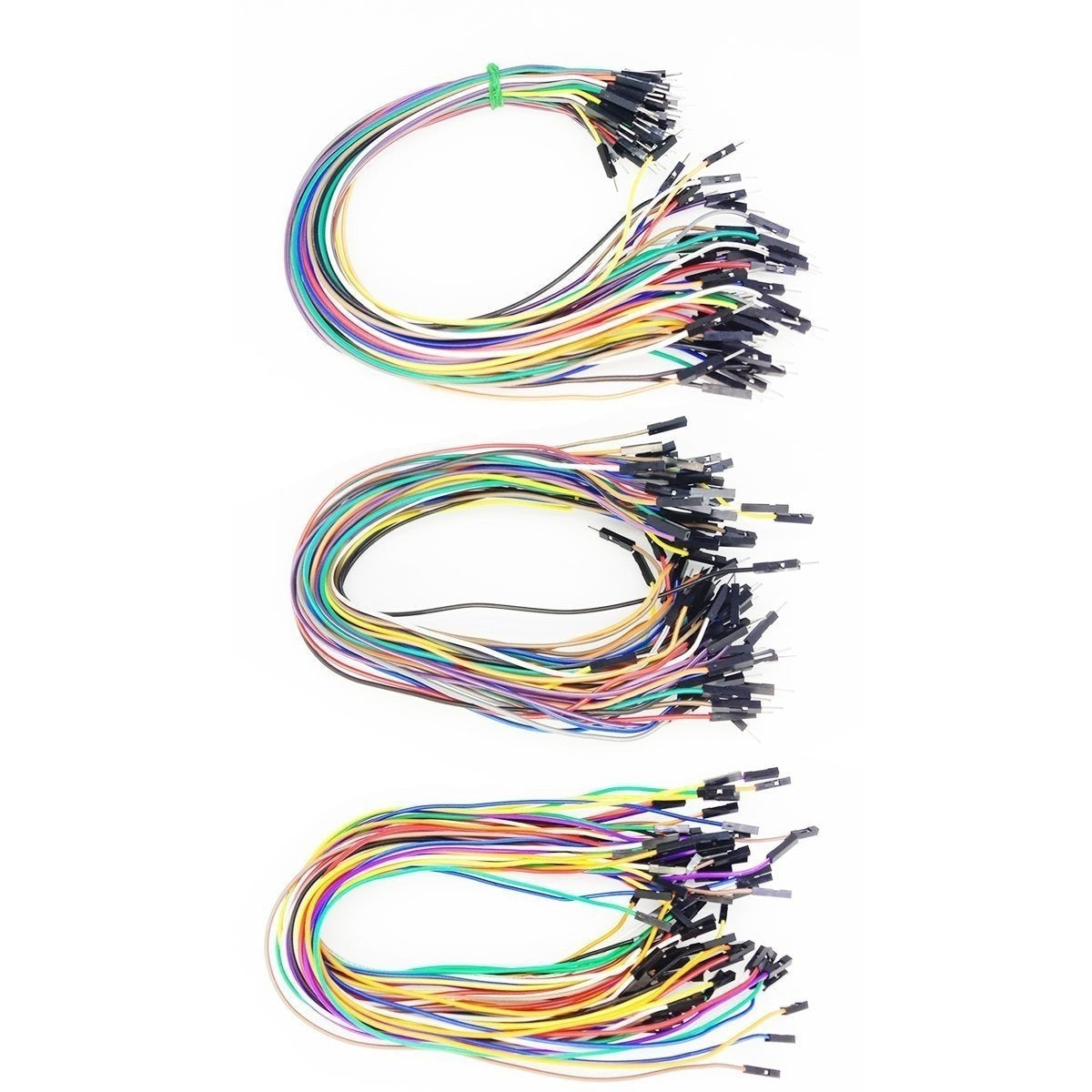50pcs 10cm/20cm/30cm Jumper Wire Cables Breadboard Male Female 2.54mm