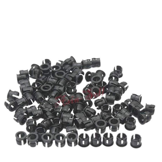 50Pcs 5Mm Black Plastic Led Holder Bezel Surround Cup Case Mounting Bezels