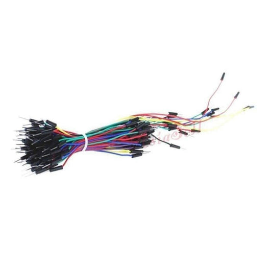 65Pcs Jump Wire Cable Male To Flexible Jumper Wires Breadboard Diy Cables -