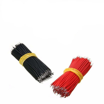 400pcs 6cm Breadboard Jumper Cable Wire Black & Red Tin-Plated| Asia Sell