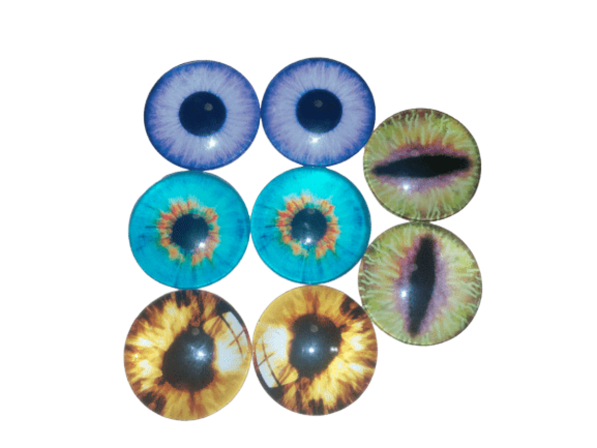 8pcs Quality Glass Eyes Cabochons Cabochon 30mm DIY Bracelet Necklace Earrings | Asia Sell