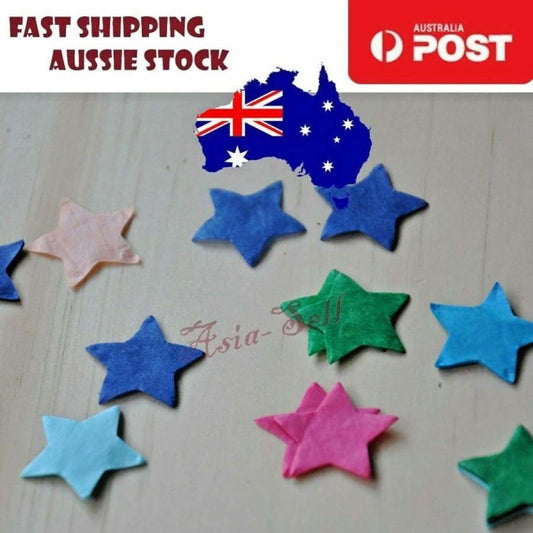 900pcs 12+ Colours Confetti Star Paper Wedding Party Valentines 25mm Stars | Asia Sell