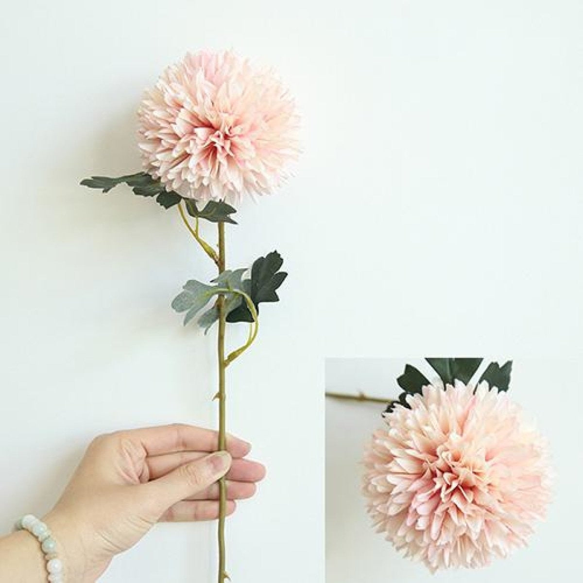 Artificial Flowers Pompom Fake Flowers Silk White Pink Flower Ball Wedding Party | Asia Sell | Image 6