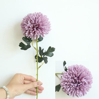 Artificial Flowers Pompom Fake Flowers Silk White Pink Flower Ball Wedding Party | Asia Sell | Image 2