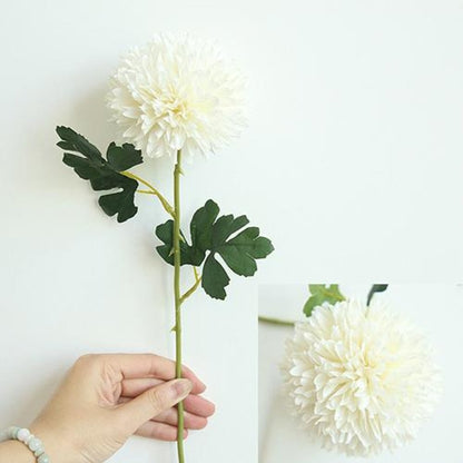 Artificial Flowers Pompom Fake Flowers Silk White Pink Flower Ball Wedding Party | Asia Sell | Image 7