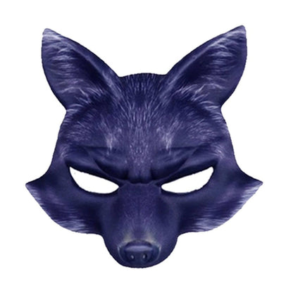 Childrens Masks Fox Pig Rabbit Tiger Animal Mask Kids Costume White Brown Black Purple Toys And