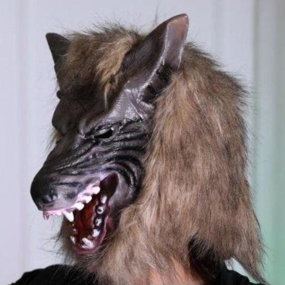 Props Party Dress Up Horror Brown Wolf Scary Mask Animal Toy Horror Dog - Asia Sell.JPG