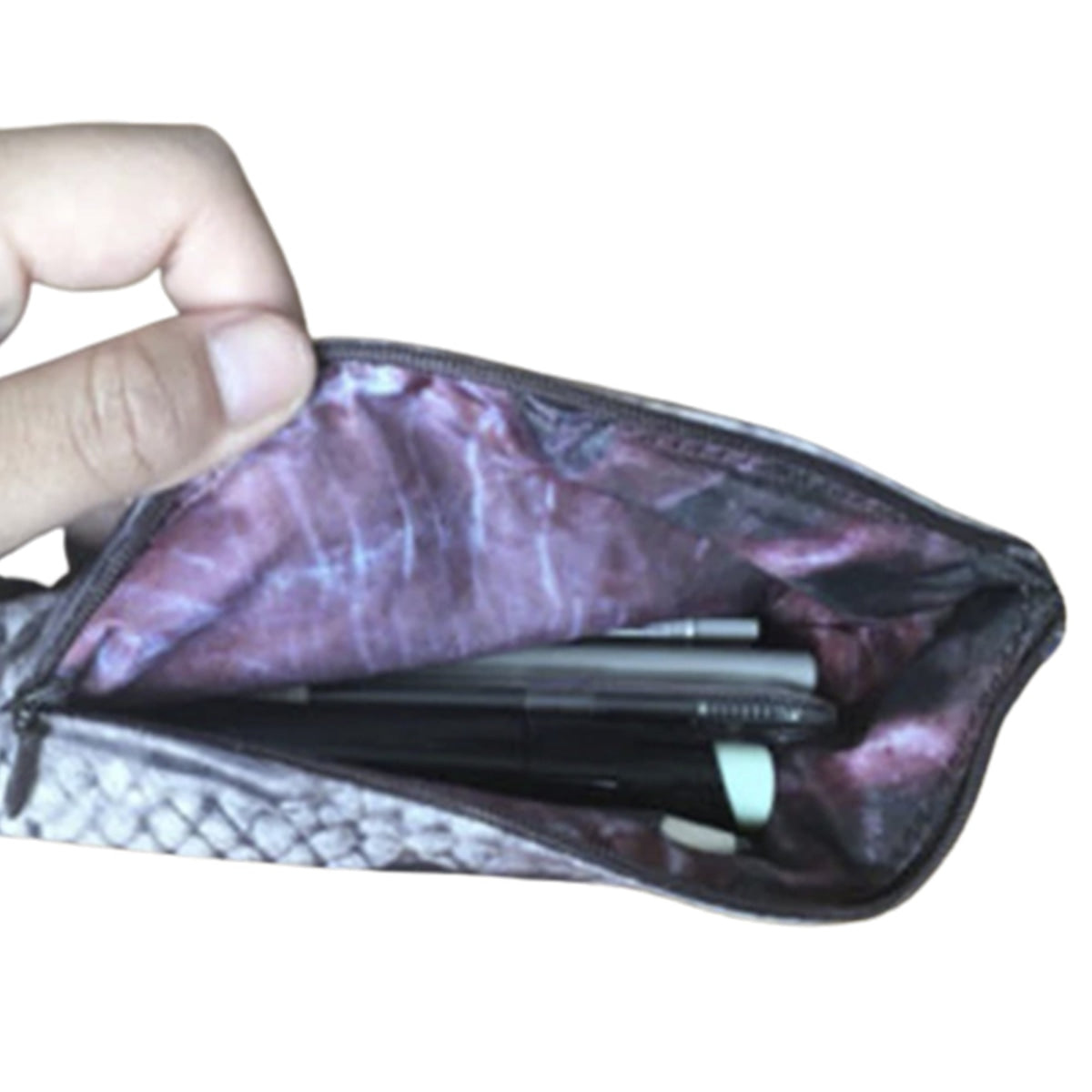 1Pcs Fish Shape Pencil Case Pen Bag Realistic Make-Up Pouch With Zipper Zip Craft Toy Crafts