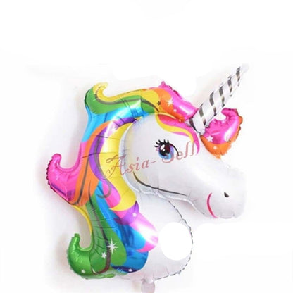 Helium or Air Foil Balloons Unicorn Happy Birthday Party Baby Shower Hello Kitty | Asia Sell  -  2pcs Unicorn