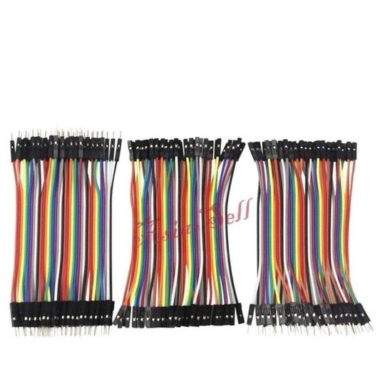 Jumper Cable Set 10Cm Male Female M-F M-M F-F Wire Breadboard Cables -