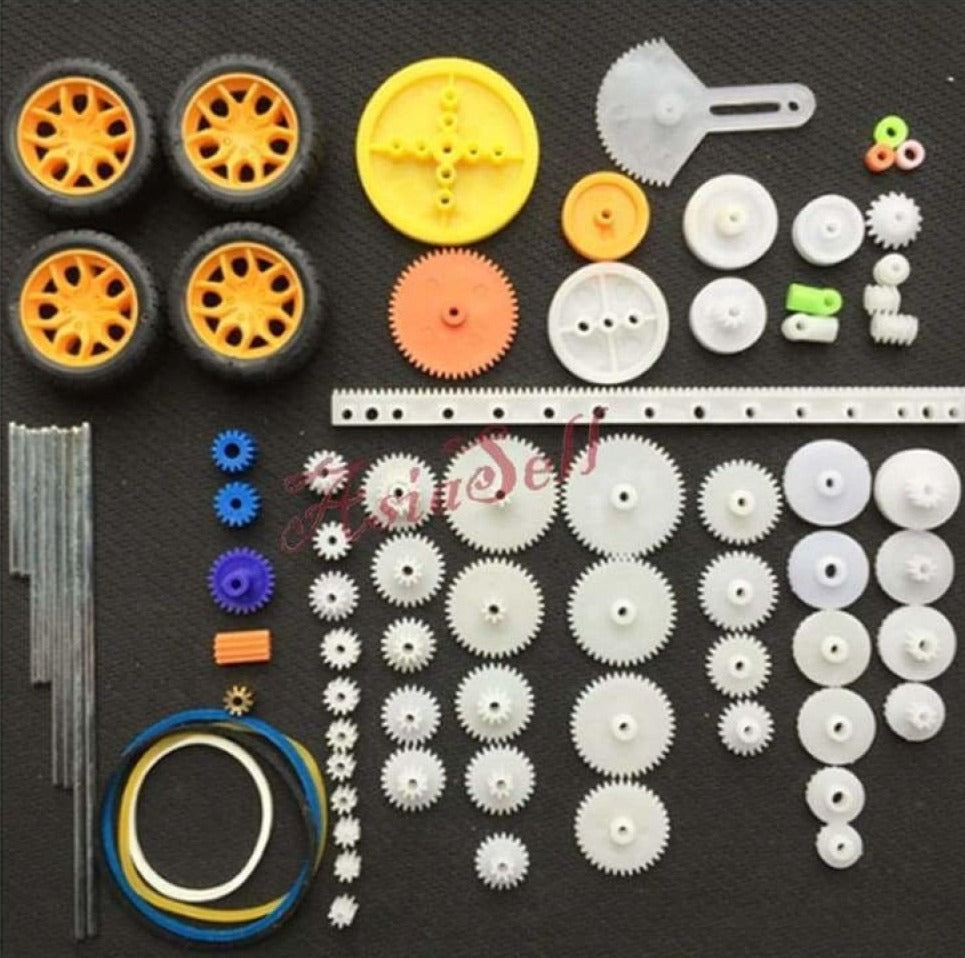 Plastic Gear Set Car Kits Motor Gearbox Reduction Model Drive Robot Kit | Asia Sell  -  D