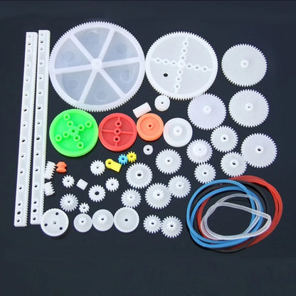 Plastic Gear Set Car Kits Motor Gearbox Reduction Model Drive Robot Kit I - Gears