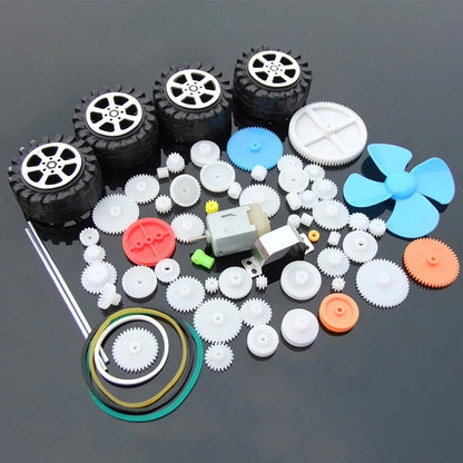 Plastic Gear Set Car Kits Motor Gearbox Reduction Model Drive Robot Kit K - Gears