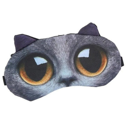 Sleep Mask Eye Mask Cover Shade Cat Sleeping Womens Mens Soft Portable Travel | Asia Sell